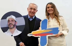 Abelardo De La Espriella, Álvaro Uribe y Paloma Valencia.