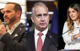 Abelardo De La Espriella, Mario Díaz-Balart y Paloma Valencia.