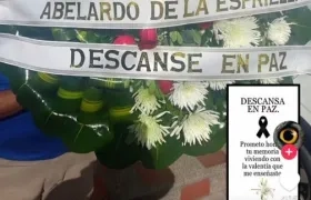 La imagen amenazante contra Abelardo De La Espriella.