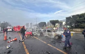 Imagen del accidente.