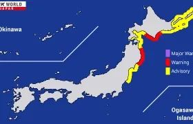 Alerta de Tsunami en Japón