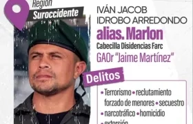Alias 'Marlon' es buscado por las autoridades. 