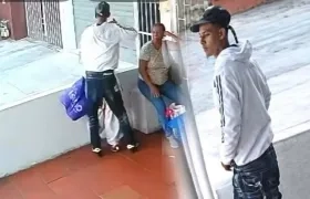 Momentos del atraco.