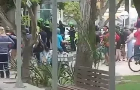Los hechos ocurrieron en el CAI de la Plaza de la Paz. 