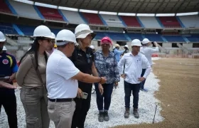 Imagen de la segunda inspección de la Conmebol.