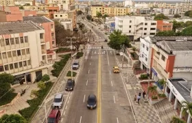 El primer tramo de la calle 72 entregado, desde la carrera 38 hasta la carrera 39.