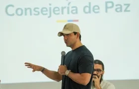 Camilo Pineda, delegado del Gobierno Nacional para el Espacio de Conversación Sociojurídico de Barranquilla de la Consejería de Paz.