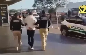 Capturado en el aeropuerto de Cartagena.