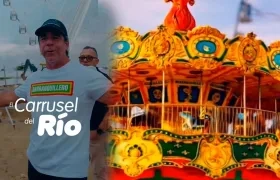 El Alcalde Alex Char y el Carrusel del Río.