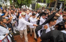 El candidato presidencial Iván Cepeda.