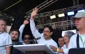 El candidato Iván Cepeda.