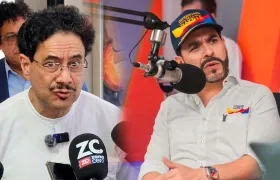 Los candidatos Iván Cepeda y Abelardo de la Espriella.