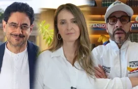 Iván Cepeda, Paloma Valencia y Abelardo De La Espriella.