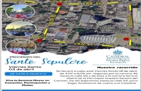 Cierres Viales por el Santo Sepulcro