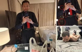 La selfie de Cole Allen.