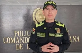 Comandante Operativo de la Policía Metropolitana de Barranquilla. 