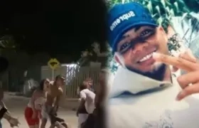 Lugar de los hechos y Diego Armando Pulido Santiago, la víctima mortal.