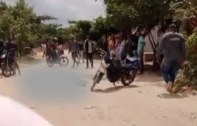 Las dos víctimas quedaron tendidas en el lugar. 