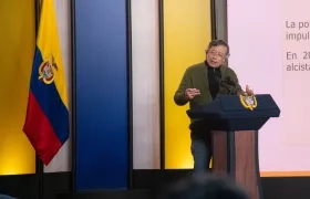 El Presidente Gustavo Petro.