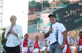 El gobernador Eduardo Verano y el alcalde Alejandro Char.