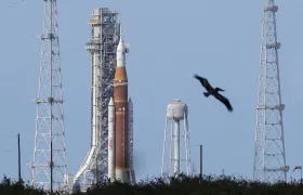 El sistema de lanzamiento del Artemis II.