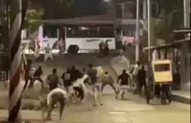 Imagen de uno de los enfrentamientos.