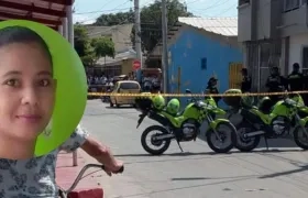 Evilena María Ortiz Mendoza y el barrio Simón Bolívar.