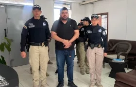 Kevin Simón López Barros en el proceso de extradición a Estados Unidos. 