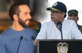 Nayib Bukele y Gustavo Petro