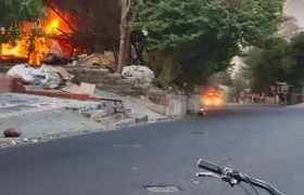Incendio en la Loma de la Manga. 