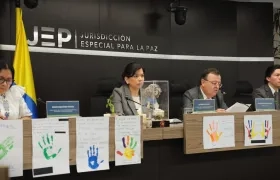Rueda de prensa de este martes por parte de la JEP.