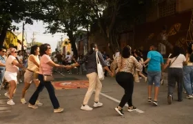 Las rondas infantiles que rememoraron momentos.