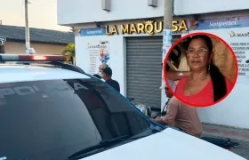 Julia Antonia Barrios fue asesinada dentro de esta papelería el día anterior. 