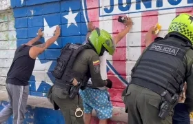 La Policía desplegó su pie de fuerza en la capital del Atlántico y su área metropolitana.