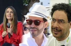 Paloma Valencia, Abelardo De la Espriella y Iván Cepeda. 