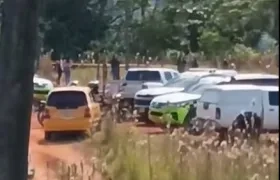 Lugar donde encontraron los cuerpos.