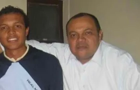 Luis Andrés Colmenares y su padre Luis Alonso Colmenares.