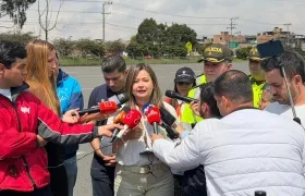 María Fernanda Rojas, ministra de Transporte.