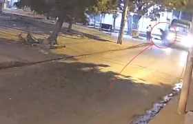 Momento en qué ocurrió el accidente de tránsito. 