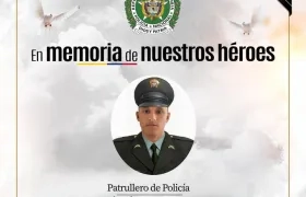 Patrullero de la Policía Nacional, Amir Chamorro Campo. 