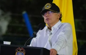 El Presidente colombiano, Gustavo Petro.