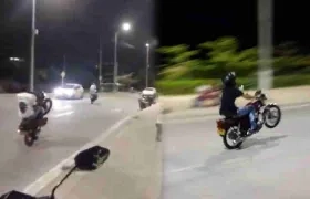 Piques en el Malecón de Puerto Colombia.