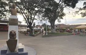 Plaza principal de Corinto, Cauca. 