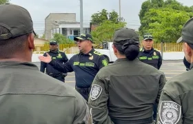 Operativo de la Policía de Cartagena.