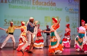 Presentación folclórica de Venezuela.