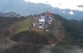 El radar de Santana, en el municipio de El Tambo.