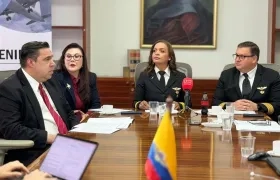 Representantes del gremio de aviadores.