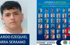 Ricardo Ezequiel Parra Serrano, estaba en el cartel publicado por la Policía