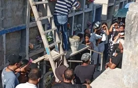 Evelina fue sepultada el domingo en el cementerio nuevo de Soledad. 