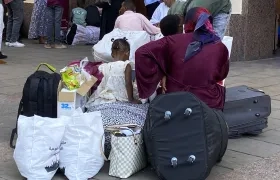 Refugiados de la guerra en Sudán.